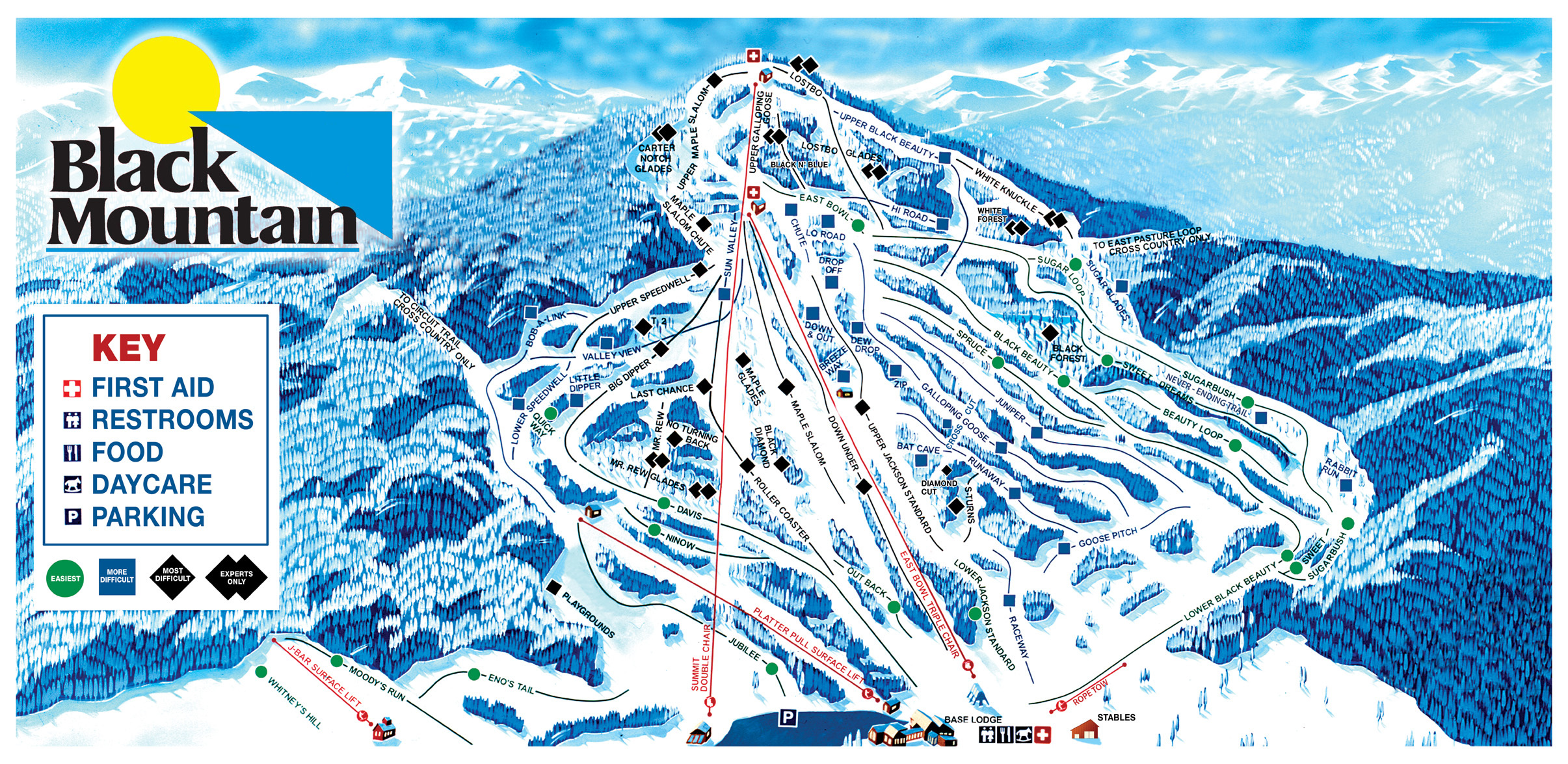 Black Mountain Trail Map