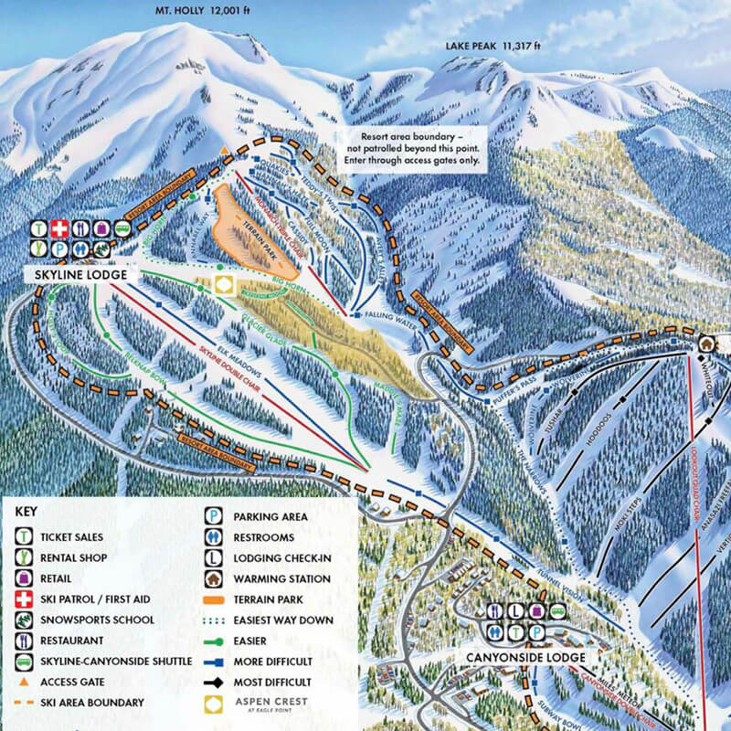 Eagle Point Resort Trail Map