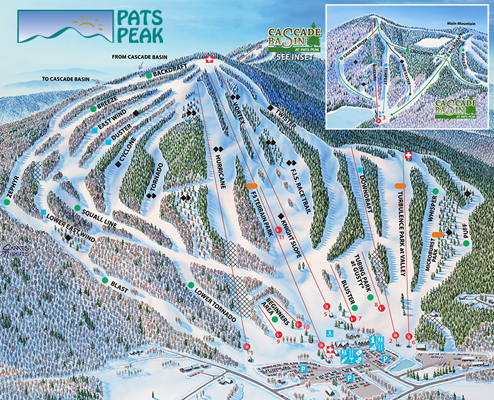 Pats Peak Trail Map