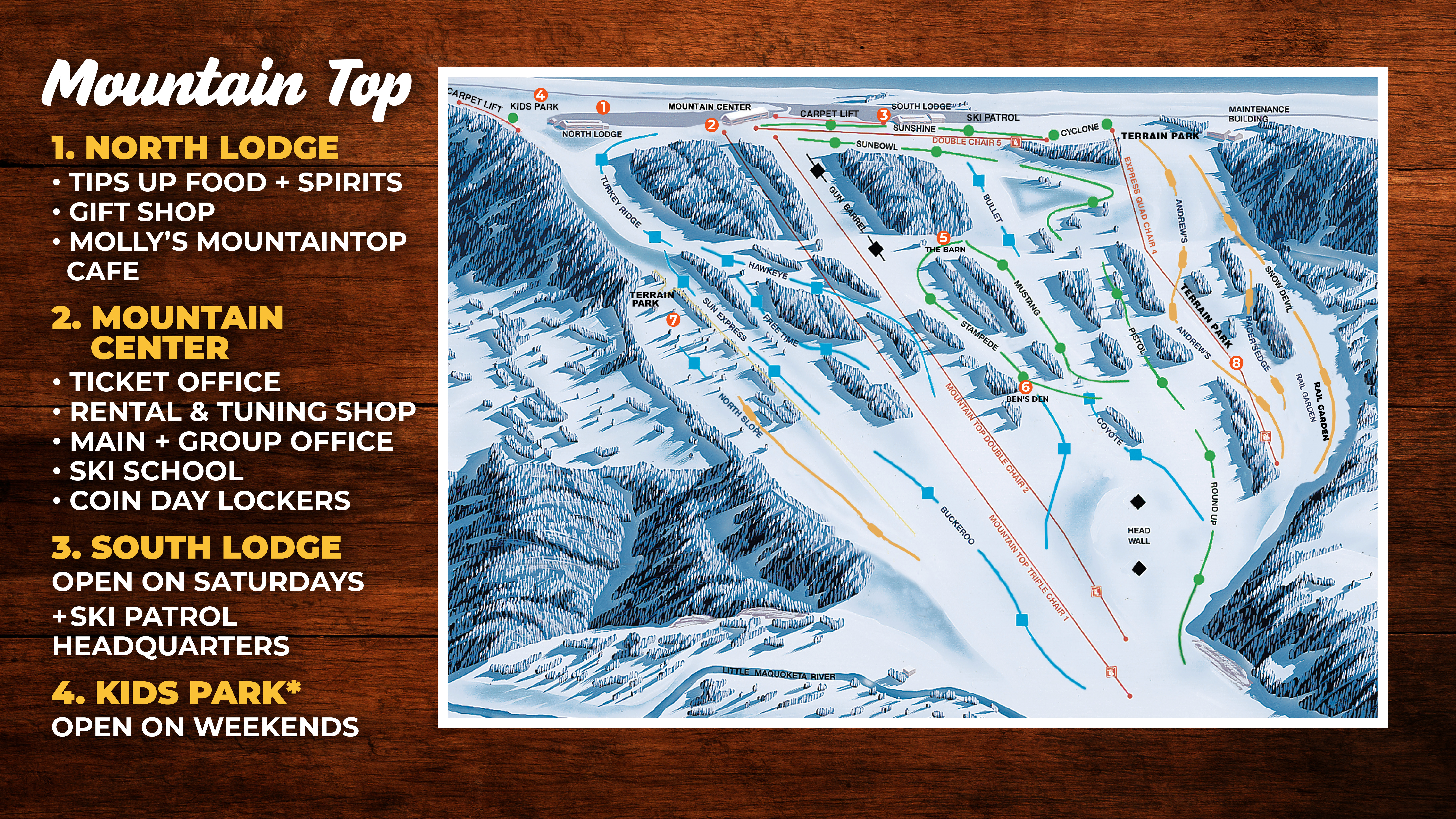 Sundown Mountain Trail Map