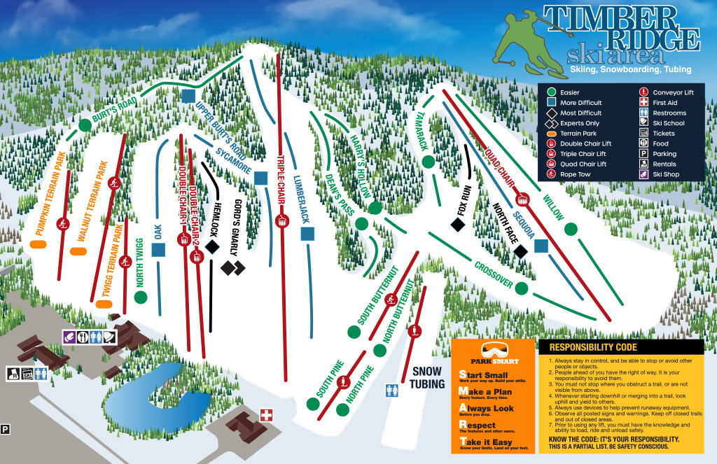 Timber Ridge Trail Map