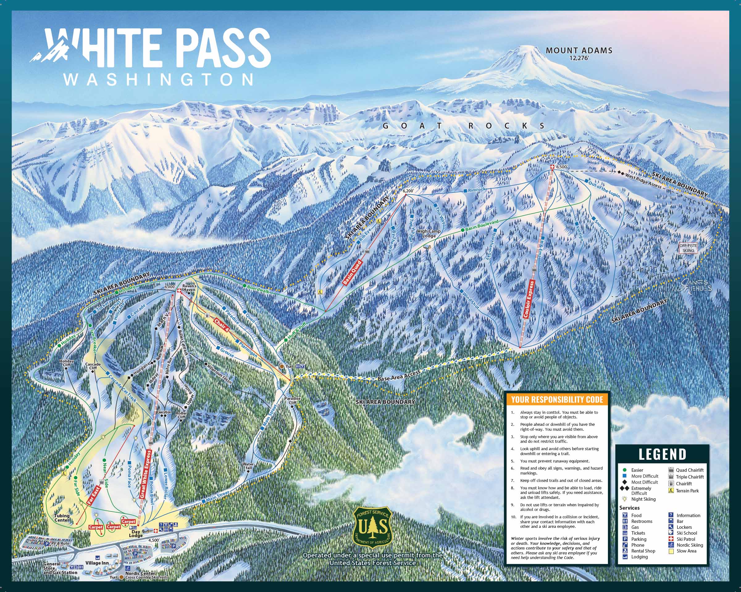 White Pass Trail Map